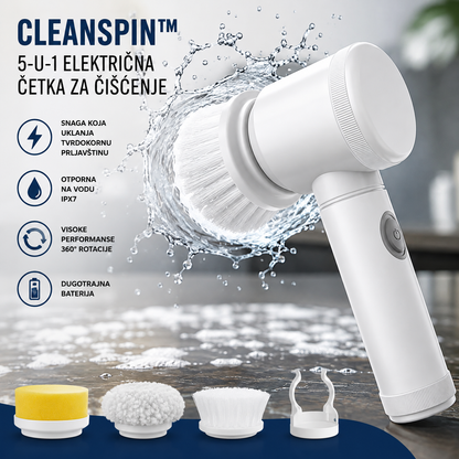 CleanSpin™ 5-u-1 Električna četka za čišćenje