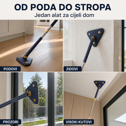 TriClean mop za podove zidove prozore i visoke kutove